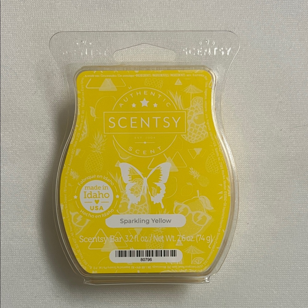Scentsy Sparkling Yellow Scent Bar